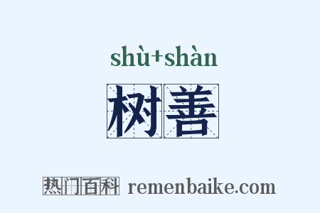 树善是什么意思的图片